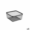 Confortime Universaalne korv must Metall 30,5x30,5x15,2cm (6tk)