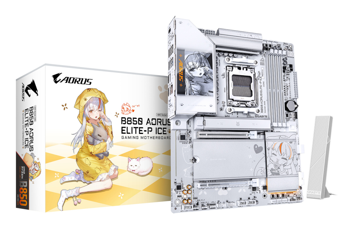Gigabyte emaplaat B850 Aorus Elite-P ICE (B850,AM5,ATX,DDR5)