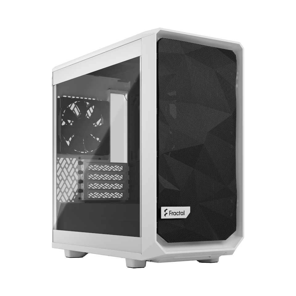 Fractal Design korpus Meshify 2 Mini, TG clear tint, mATX, valge