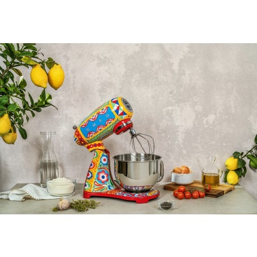 SMEG köögikombain SMF03DGEU, 50`ndate stiil, 800 W, Dolce&Gabbana