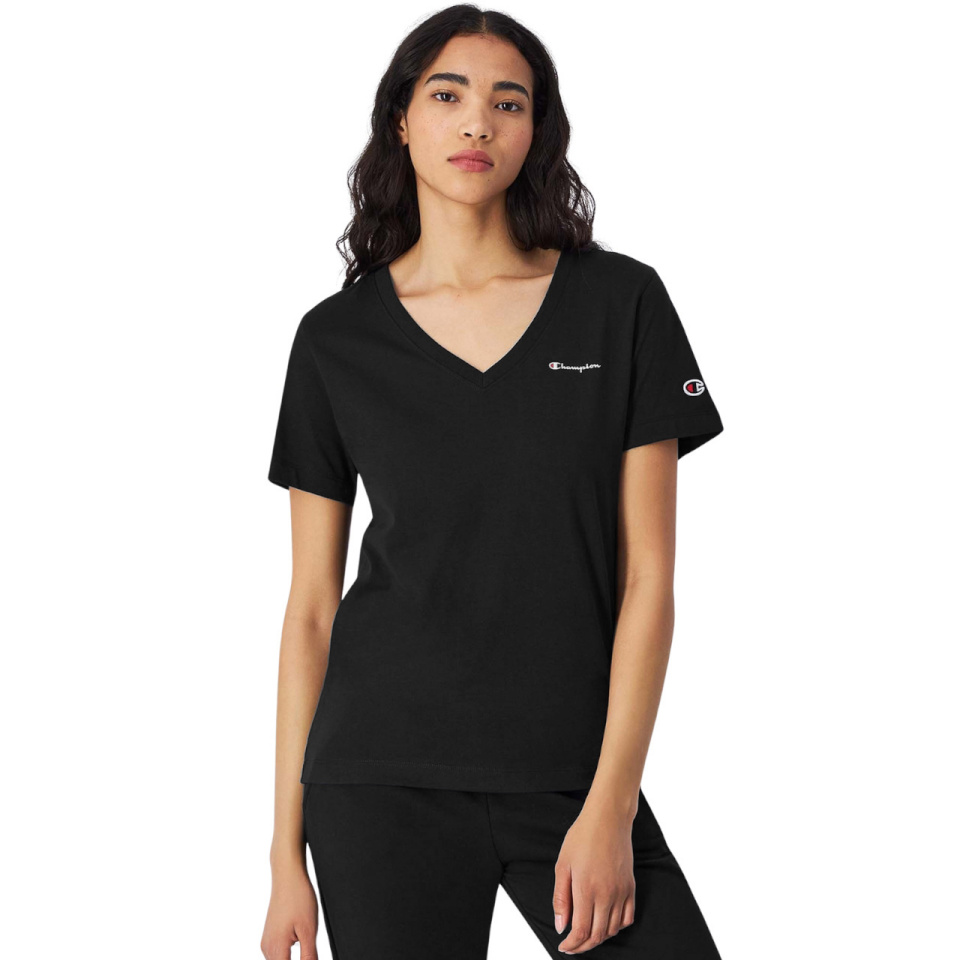 Champion T-särk naistele must 117536 KK001 suurus S