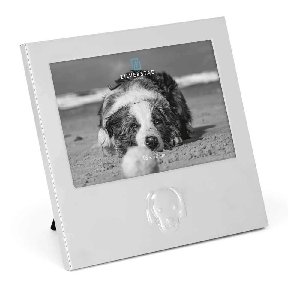 Zilverstad pildiraam Hund 15x10 Metall Portrait 6916231