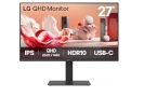 LG monitor 27BA65QB-B | 27" | IPS | 16:9 | 100 Hz | 5 ms | 2560 x 1440 pixels | 350 cd/m² | HDMI ports quantity 1