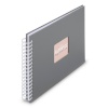 Hama fotoalbum Fine Art Spiral Steingrau 28x24 50 weiße Seiten 9837