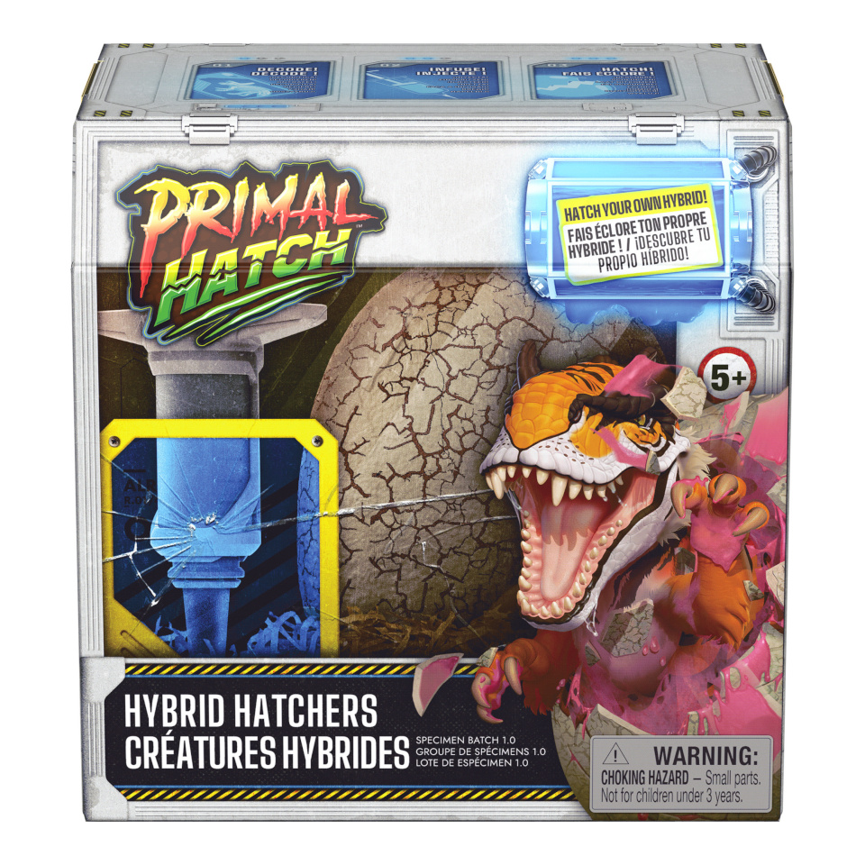 Spin Master mängufiguur Primal Hatch Hybrid Dinos - Dino Action Figure in Ei (Assorted Article, eine Figure)