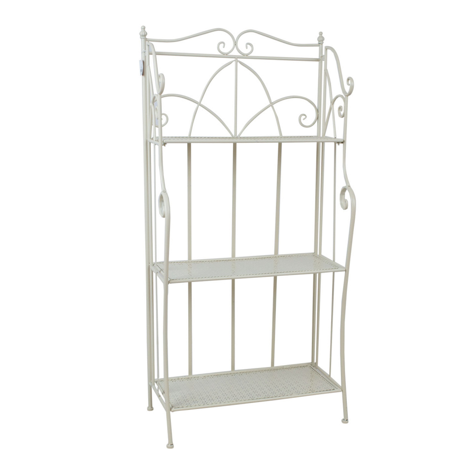 H4Y riiul SANDY 60x32xH125cm, antiikvalge