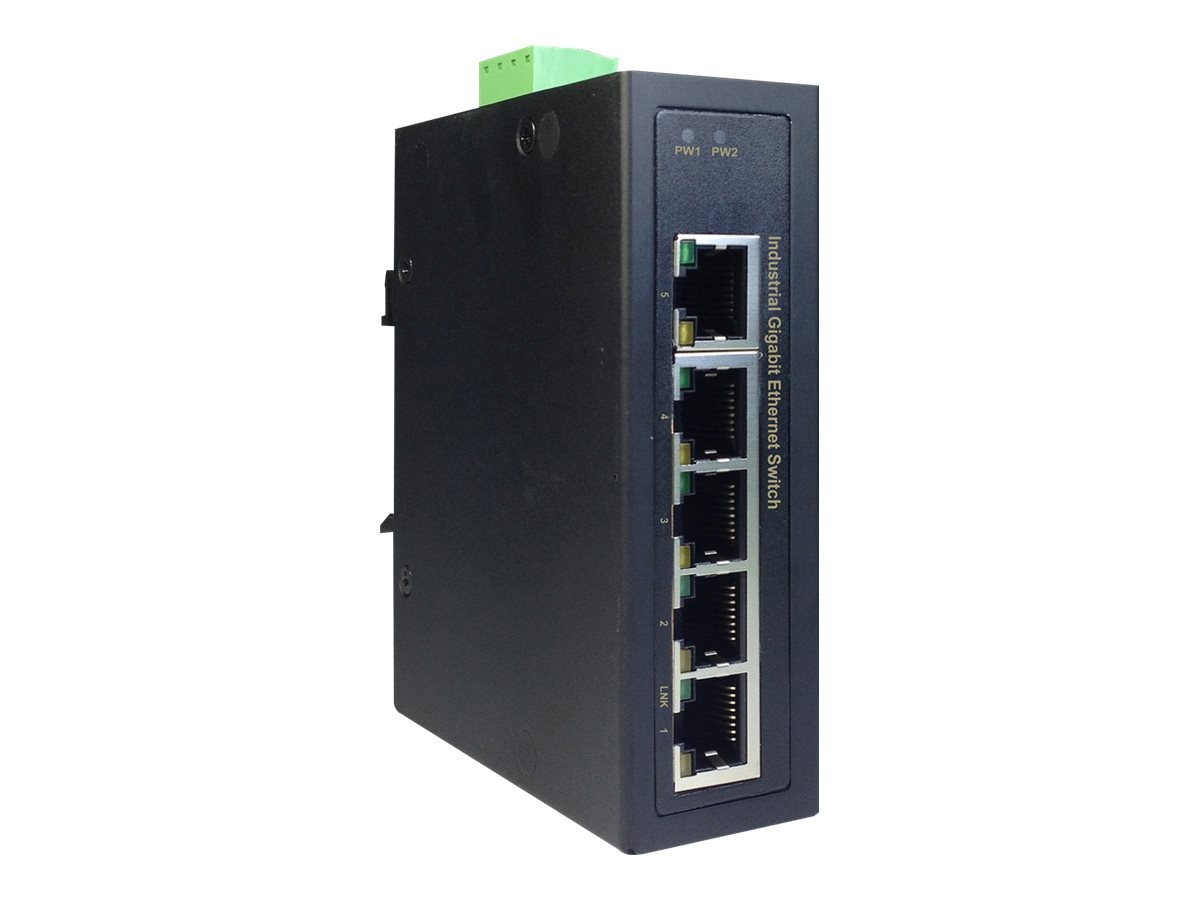 Digitus switch Digitus Industrial 5 Port Gigabit | DN-651107 | Unmanaged | DIN rail mountable