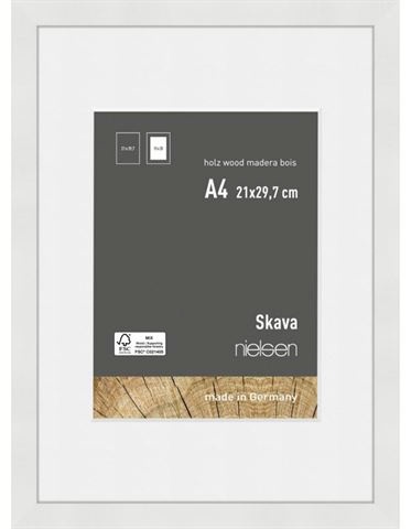 Nielsen Design pildiraam Photo Frame 6321101 Skava valge A4 21 x 29.7 cm