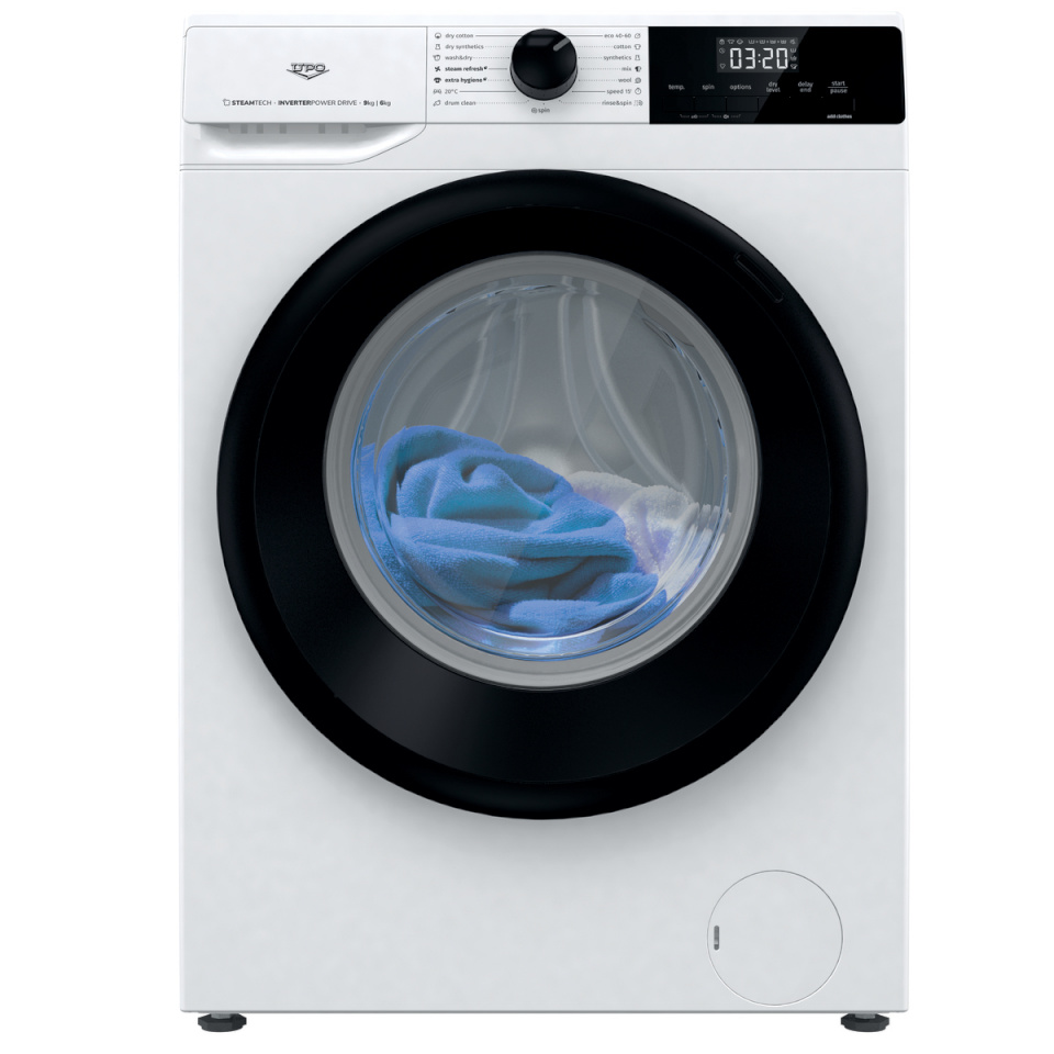 Upo pesumasin-kuivati KP2U9614ADS Washer-Dryer, 9kg/6kg, valge