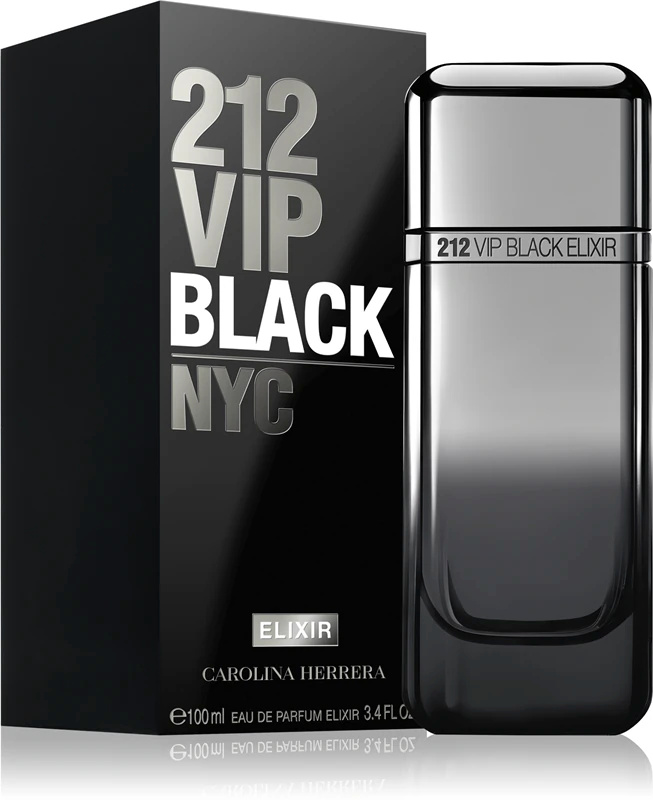 Carolina Herrera parfüüm 212 VIP Men Black Elixir 100ml, meestele