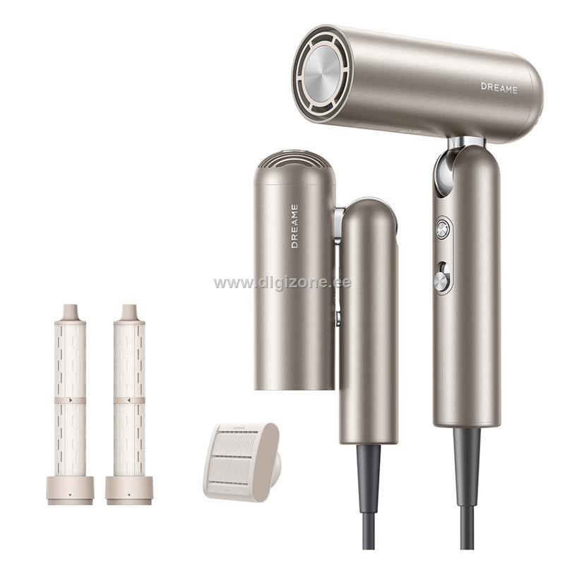 Dreame föön Pocket Pro Hair Dryer, 1300W, kuldne