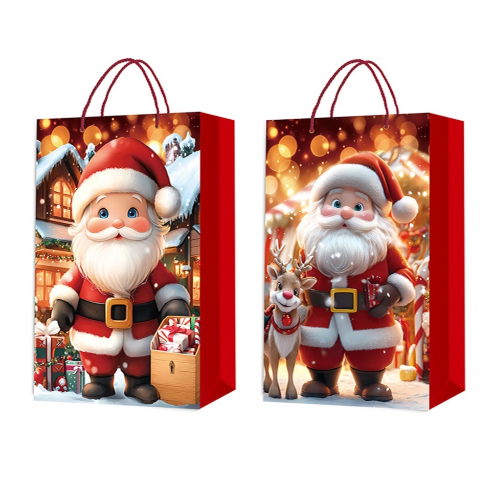H4Y kinkekott FUN SANTA XXL, 50x72x18cm, mix