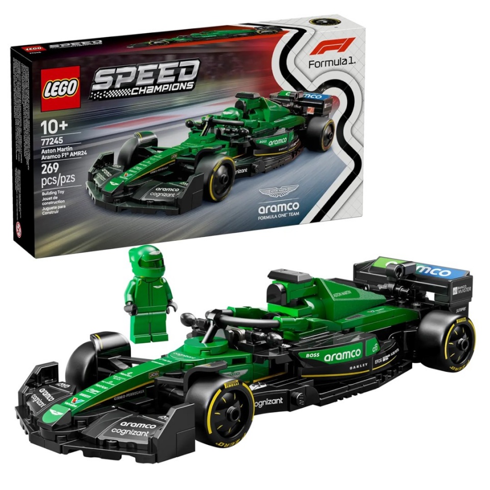 Lego klotsid SPEED CHAMPIONS 77245 Aston Martin Aramco F1 AMR24
