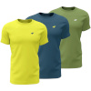 4F T-särk meestele M1896 3pak Oliwkowa, kollane, sinine 4FWSS24TTSHM1896 90S suurus M