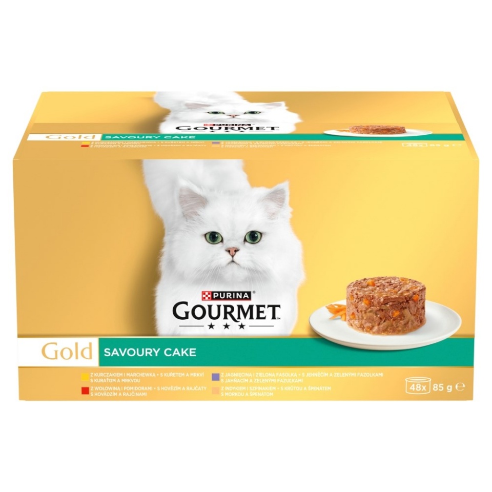 Purina Nestle kassitoit Gourmet Gold Savoury Cake, 48x85g