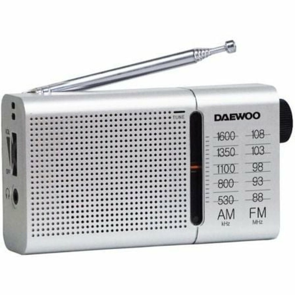 Daewoo transistorraadio DW1037 must AM/FM