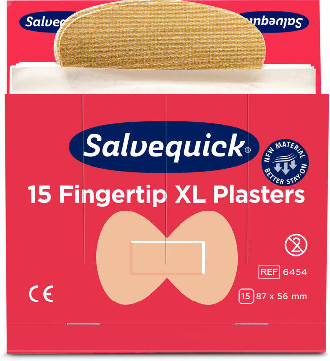 Salvequick plaaster Large Fingertip Plaster, 15tk