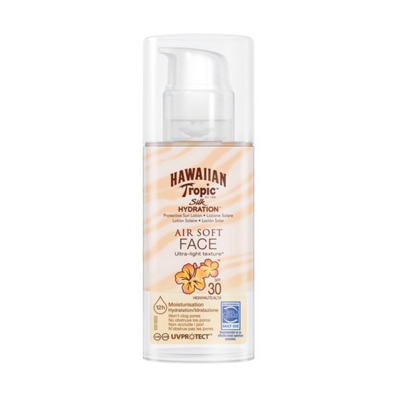 Hawaiian Tropic päevituskreem näole Silk Air Soft Silk Air Soft Face Spf 30 50ml Spf 30