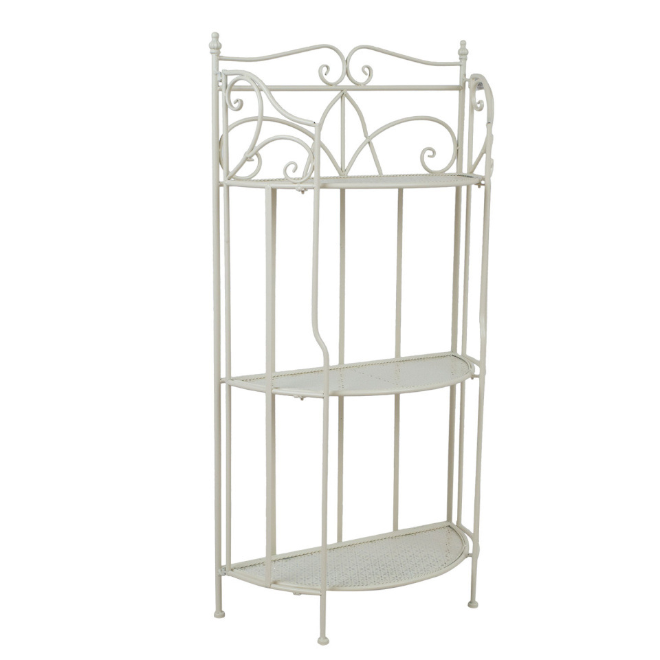 H4Y riiul SANDY 58x28xH114cm, antiikvalge