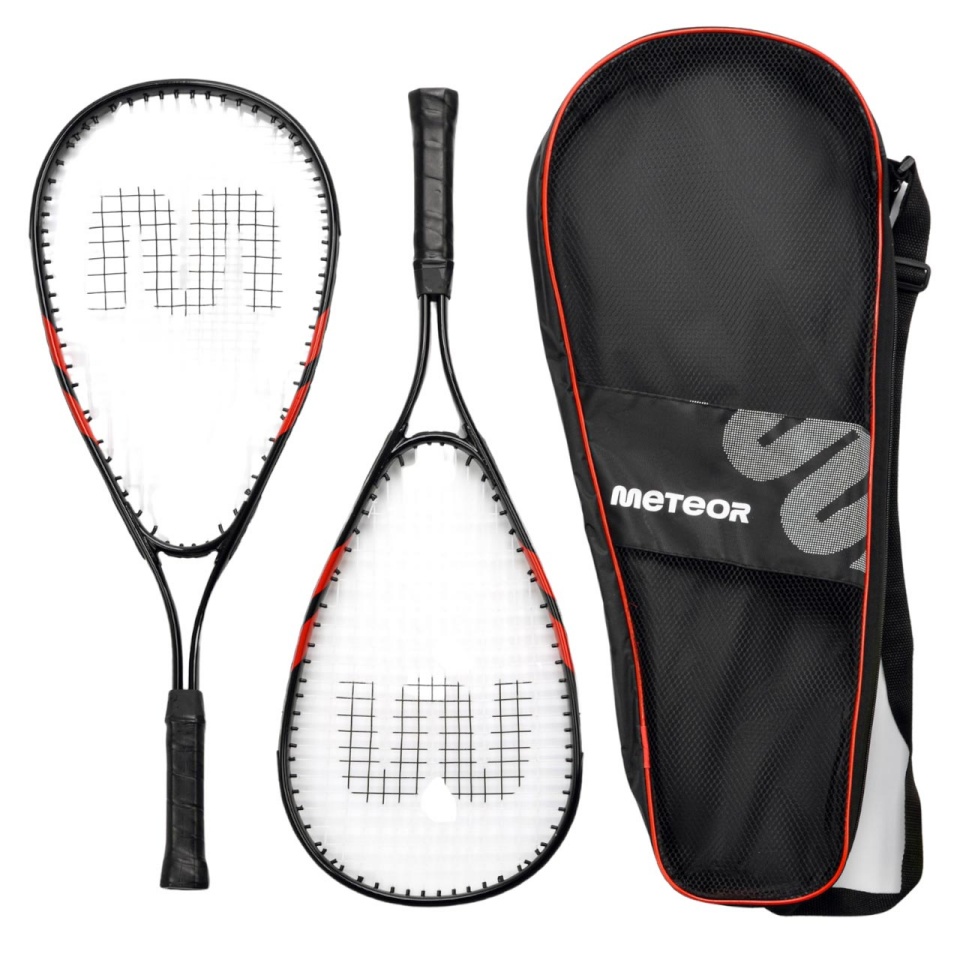 Meteor komplekt Speed sulgpall 2 reketit Aluminiowe, 3 Lotki 16839