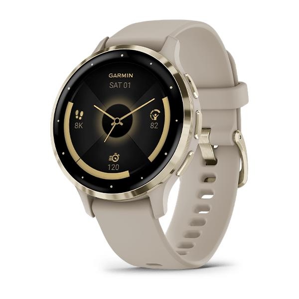 Garmin Venu 3s French Grey, kuldne