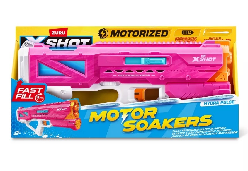 XSHOT Motor Soakers veepüstol Hydra Pulse, roosa, 118174