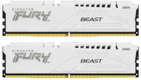 Kingston mälu Memory DDR5 Fury Beast White 32GB(2x16GB) 6000MHz CL40