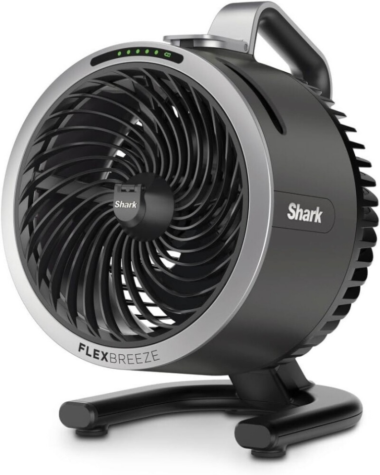 Shark ventilaator FA050EU FlexBreeze HydroGo, must