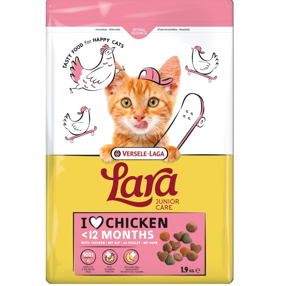 Versele-Laga kuivtoit kassile Lara Junior Chicken, 1,9kg