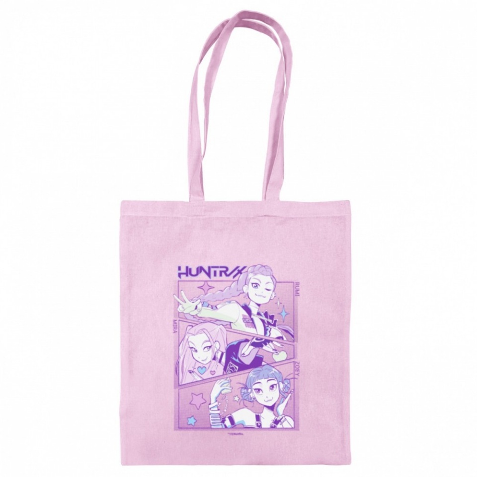 Kids Euroswan Tote bag roosa K-POP Demon Hunters