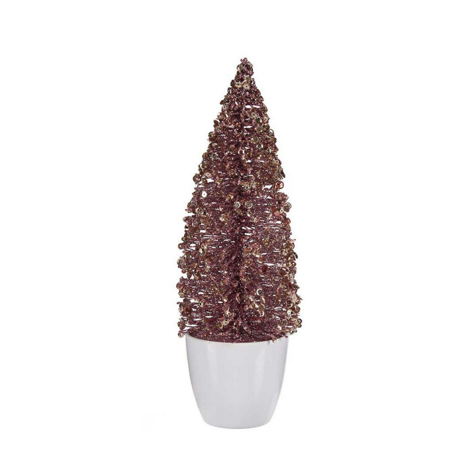 Krist+ Jõulupuu Väike roosa kuldne Plastmass 9 x 28 x 9 cm