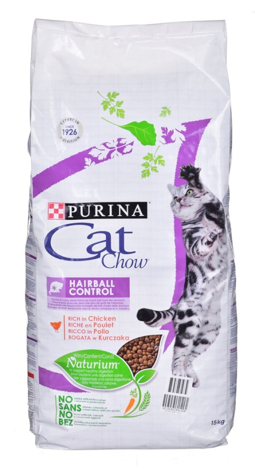 Purina Nestle kuivtoit kassile Cat Chow Special Vare Hairball Control, 15kg