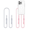 Tech-Protect FLEXAIR CHAIN MagSafe iPhone 16 Pro GREY & PINK
