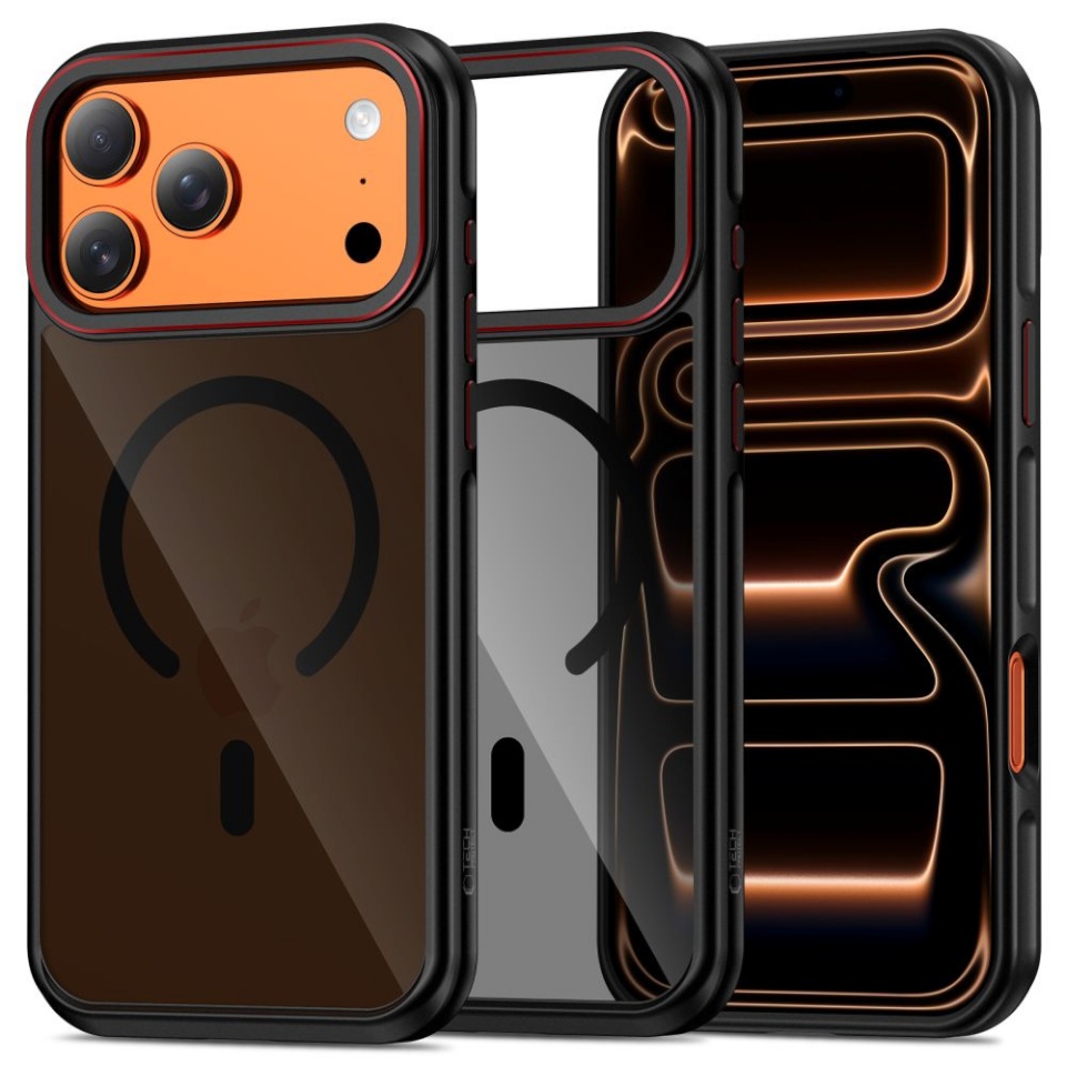 Tech-Protect MAGHYBRID MagSafe iPhone 17 Pro Max Black/RED