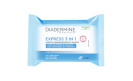 Diadermine niisked salvrätikud Express Fresh 3-In-1 Cleansing Wipes 40tk, naistele