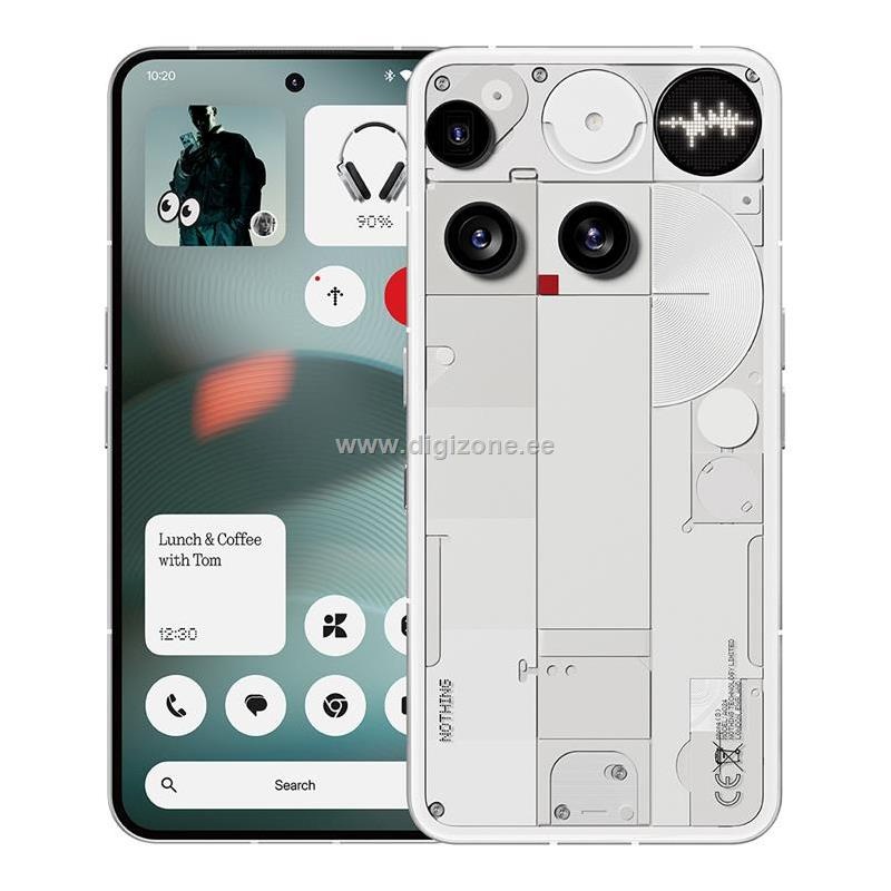 Nothing nutitelefon Phone (3) 12+256GB, valge