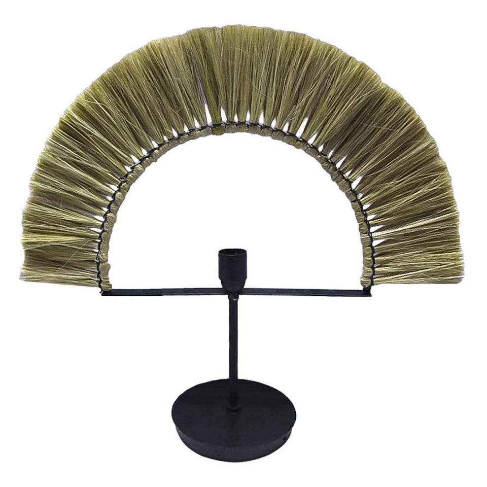 DKD Home Decor laualamp naturaalne must Raud Džuut (57x17x52cm)