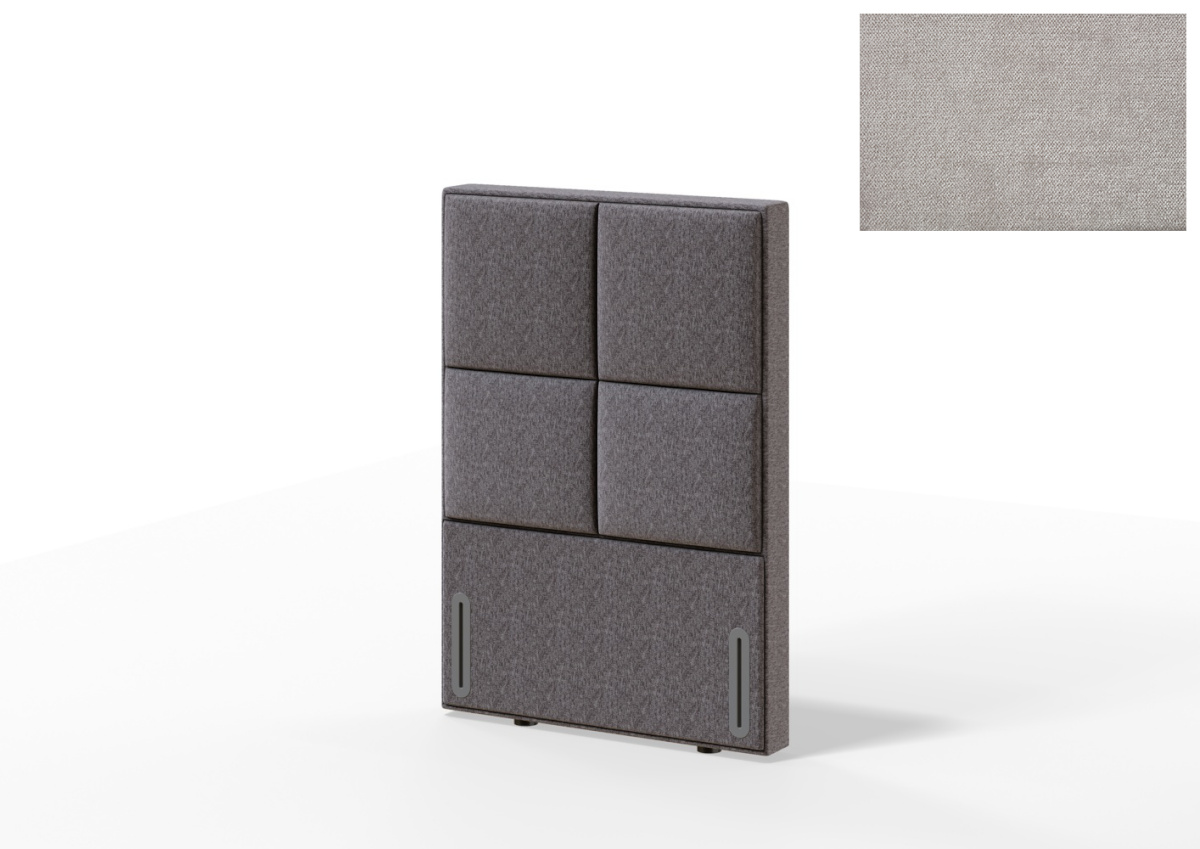 Sleepwell voodiots RED/BLACK KRONANG,  91x12x130cm, BOLSHOI helehall