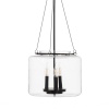 BGB Home laelamp must Kristall Raud 220-240 V 35x35x72cm