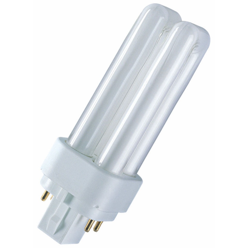 Osram luminofoortoru DULUX D/E Energy Saving Lamp, 13W/840, G24Q-1, FS1, 1tk