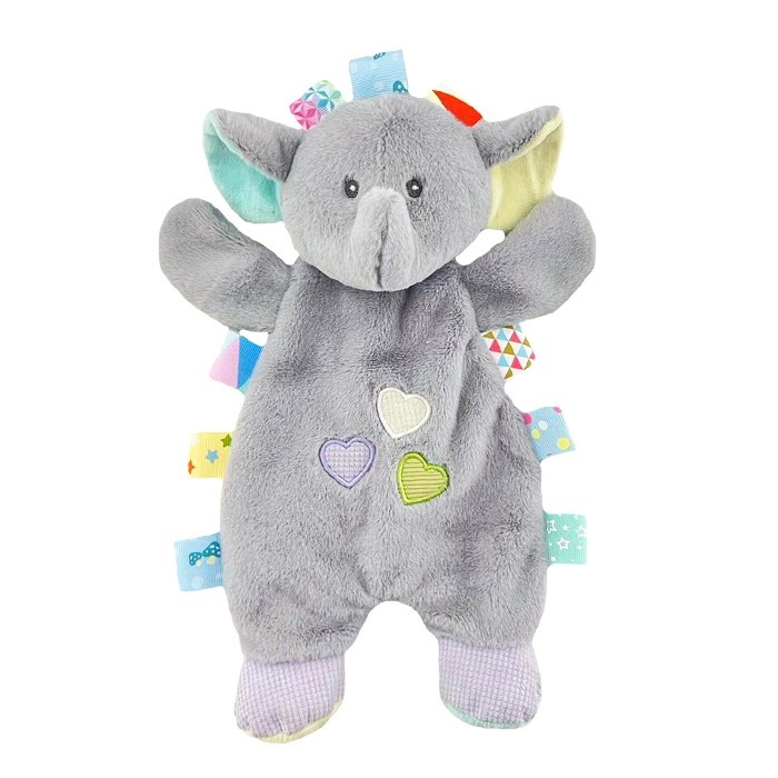 Tulilo Cuddly toy Milus Elephant 25 cm with peas