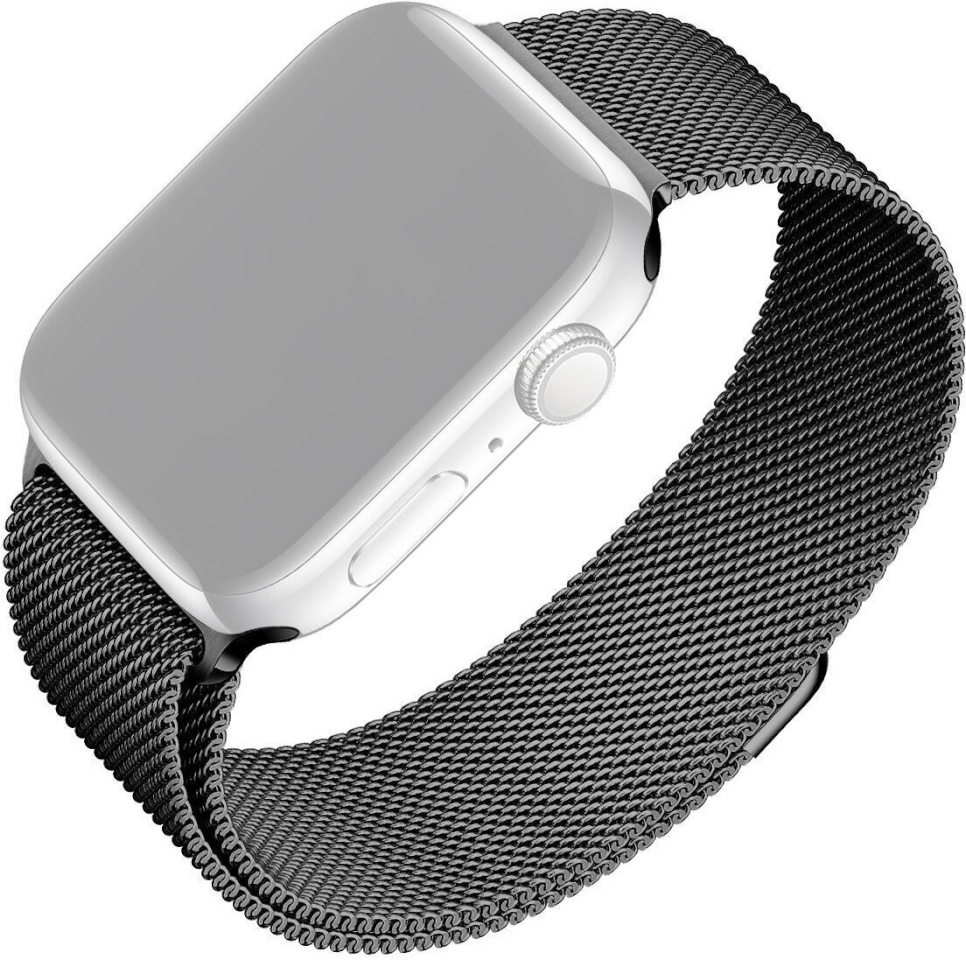Fikseeritud võrgust kellarihm Apple Watchile 38/40/41mm, must