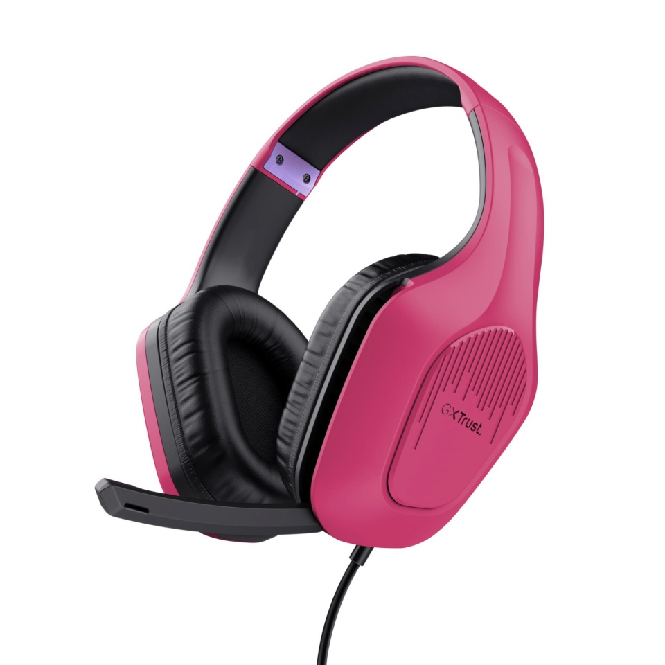 Trust kõrvaklapid GXT415P Zirox Headset Pink