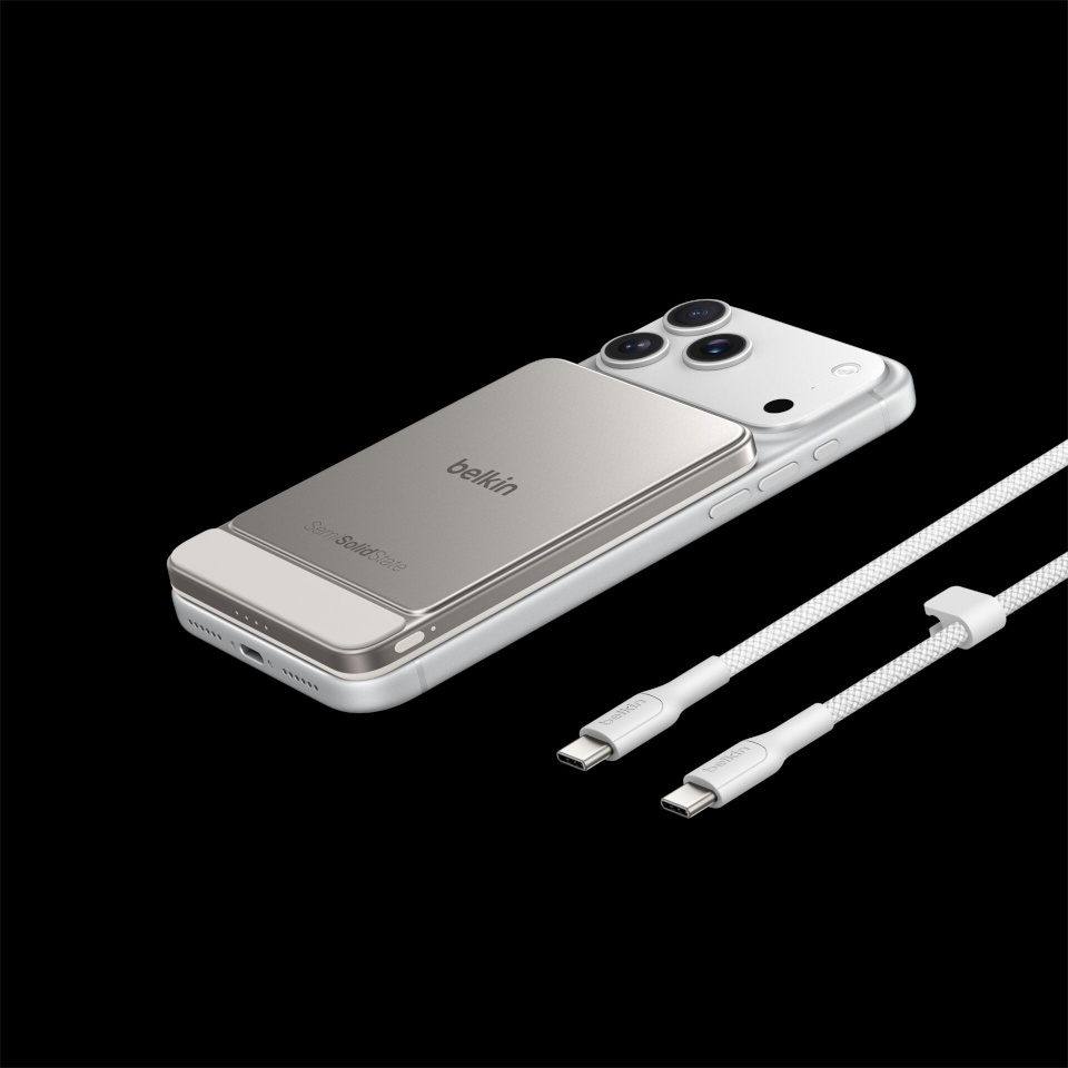 Belkin akupank UltraCharge Pro Slim Magn PB 5.000mAh 15W sand BPD024hqSA