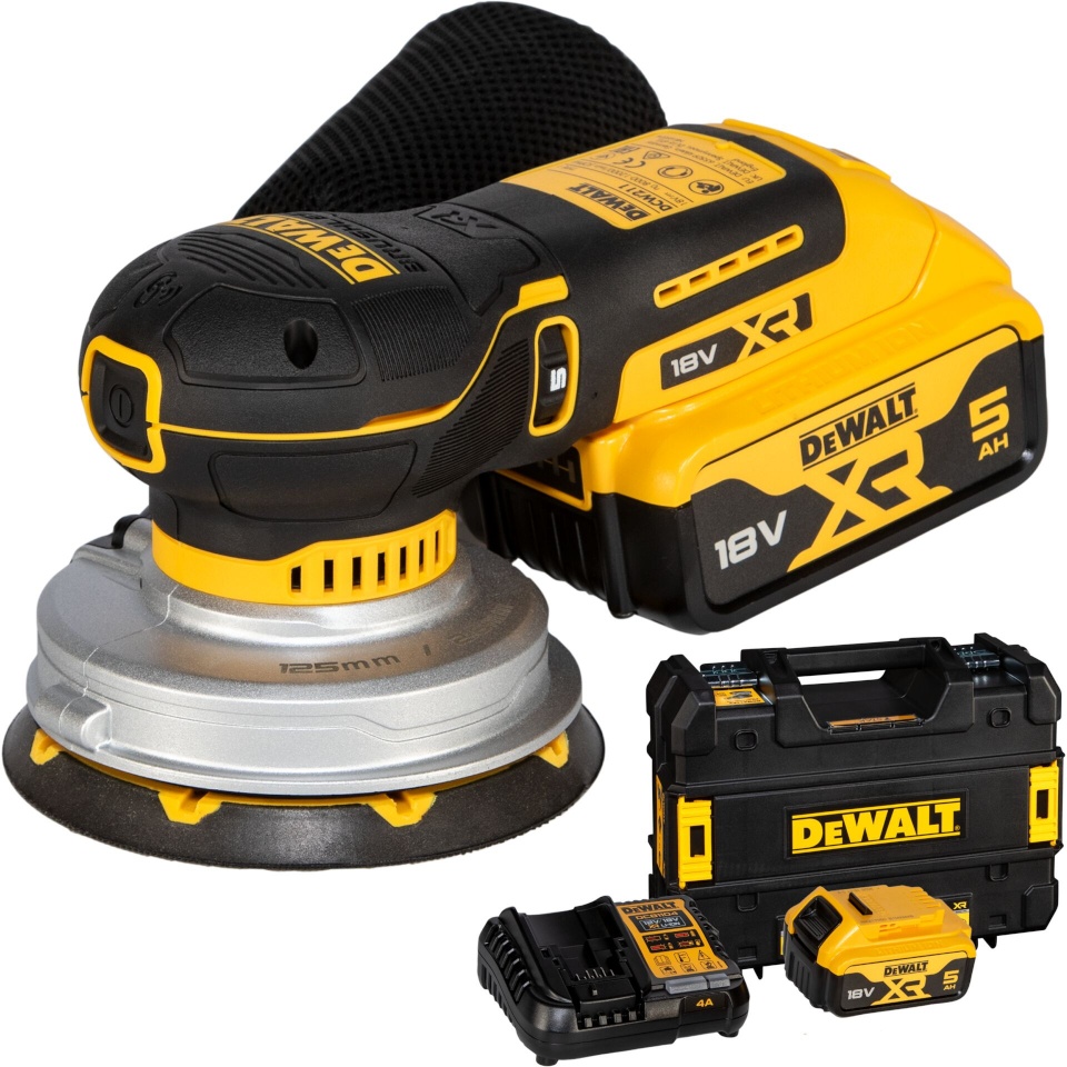 DeWalt lihvimismasin DCW211P2-QW 125mm Cordless Random Orbit Sander