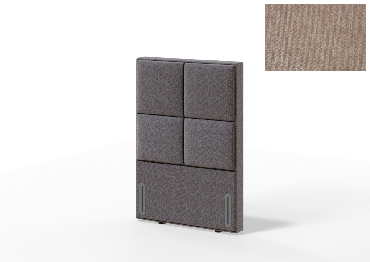 Sleepwell voodiots RED/BLACK KRONANG,  91x12x130cm, BOLSHOI beež