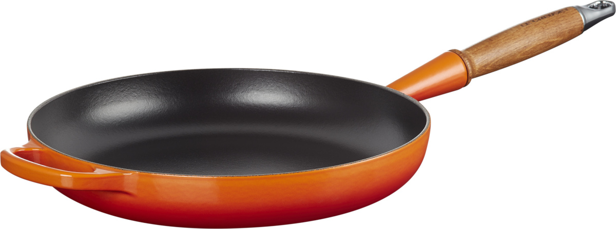 Le Creuset Signature malmpann puidust käepidemega, 28cm, Leek