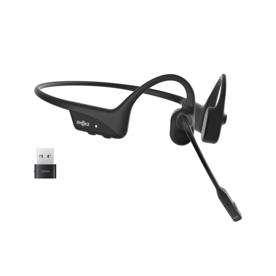 SHOKZ kõrvaklapid dokostne OpenComm2 USB-A must