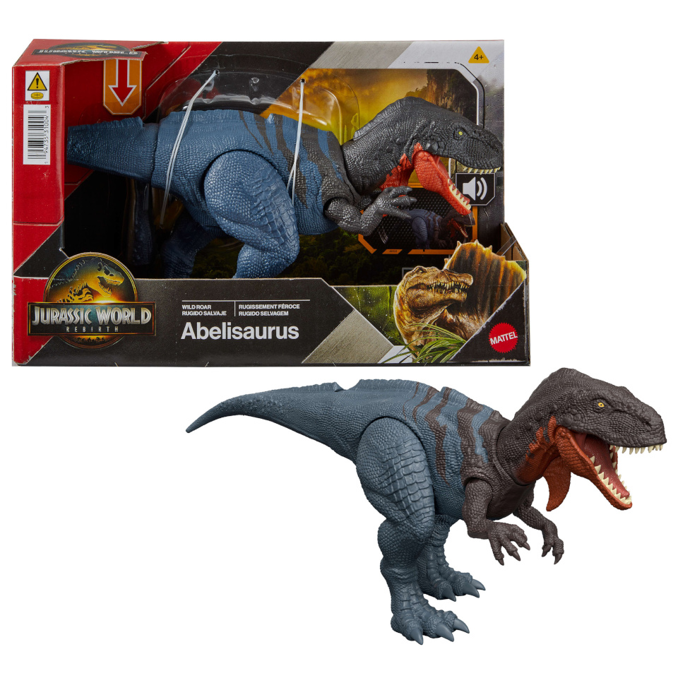 Mattel mängufiguur Jurassic World Wild Roar Abelisaurus