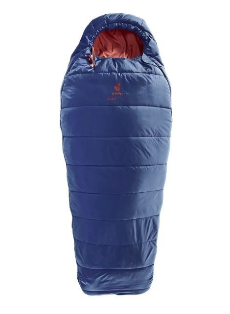Deuter magamiskott children's sleeping bag Starlight (130-170 cm) - nightblue/redwood